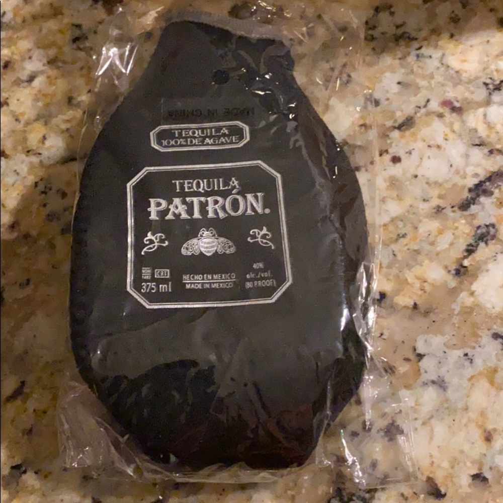 Set of 2 - 375ml Patron Tequila Bottle Koozies